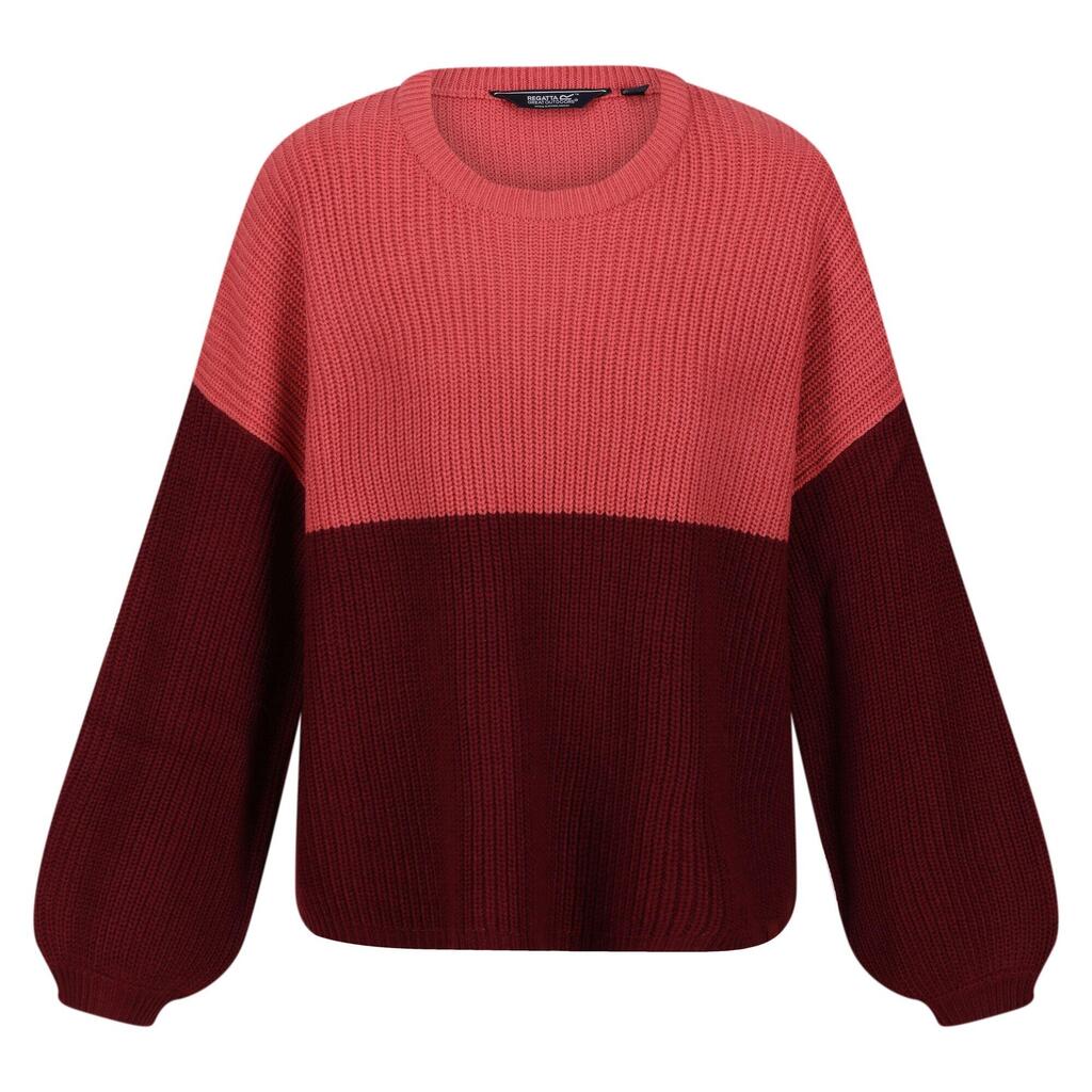 Womens/Ladies Kamaria Knitted Jumper (Mineral Red/Cabernet)