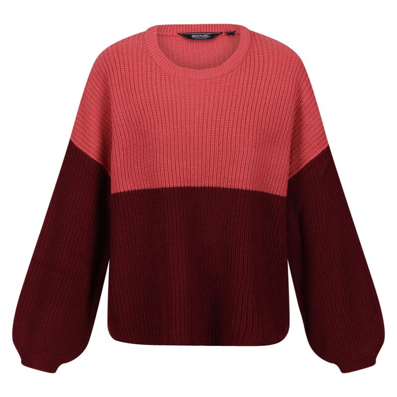 Pull KAMARIA Femme (Corail clair / Cabernet)