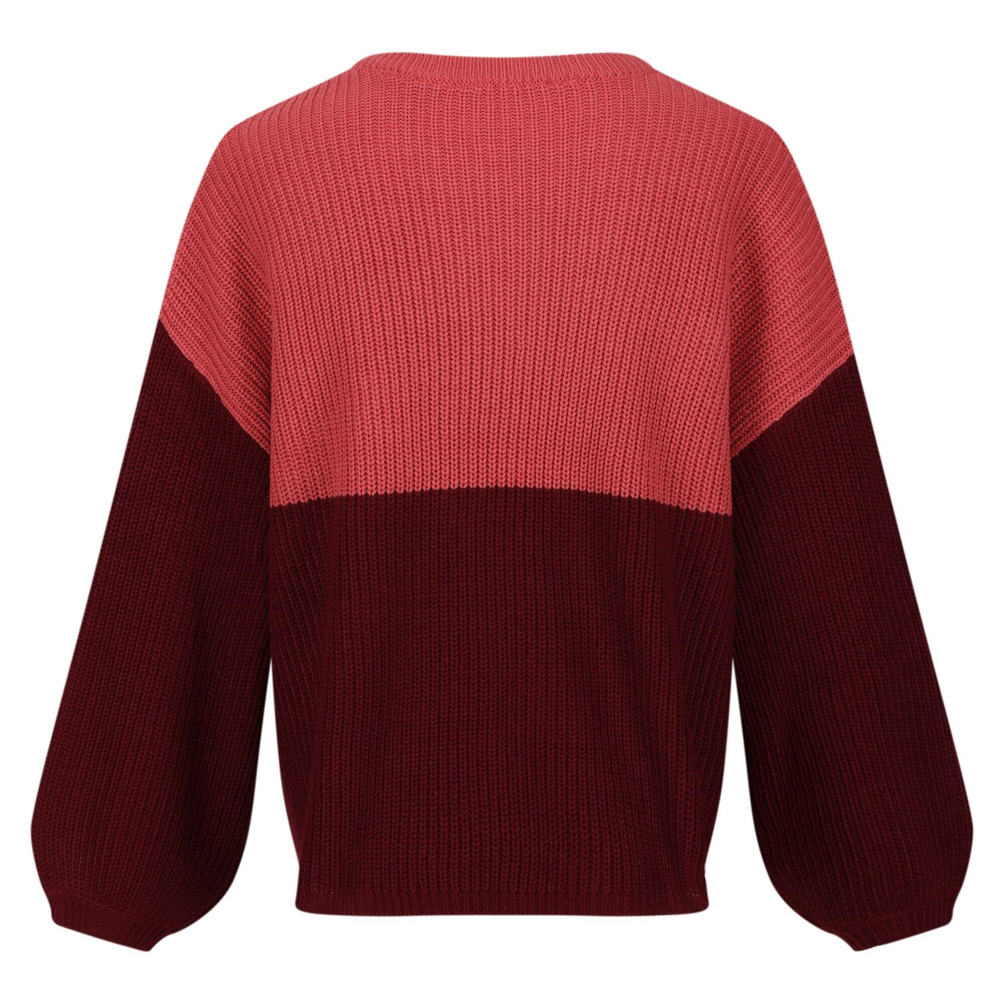 Pull KAMARIA Femme (Corail Clair / Cabernet) 2/5