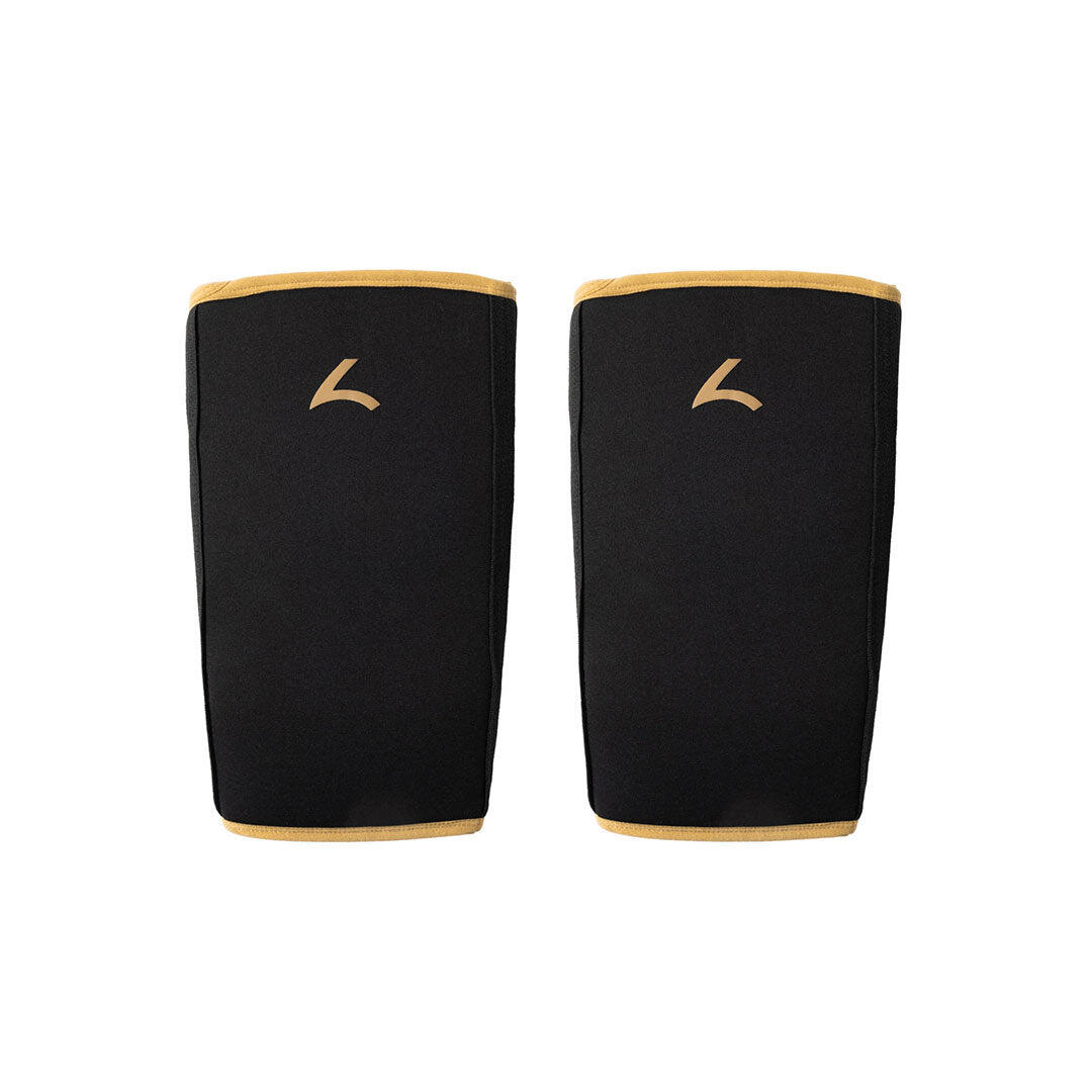 Powerlifting Knee Sleeves - Knie Bandages - 7 mm - Goud 3/6