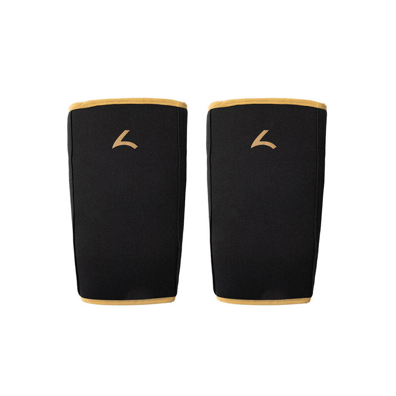 Powerlifting Knees Sleeves - Bandages de genou - 7 mm - Gold