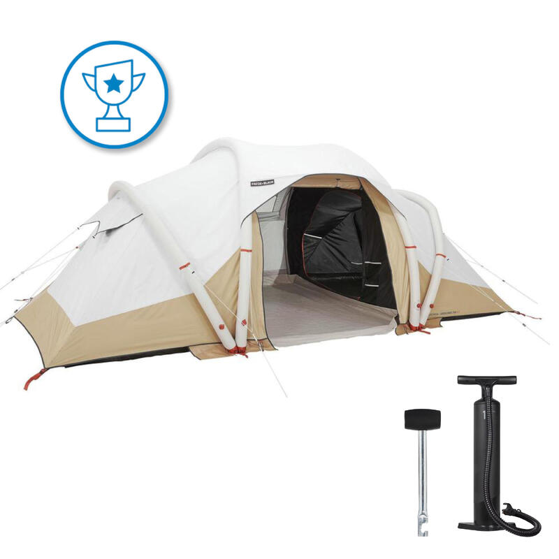 Verhuur - Tent 4 personen Air Seconds F&B opblaasbaar - 2 slaapcompartimenten