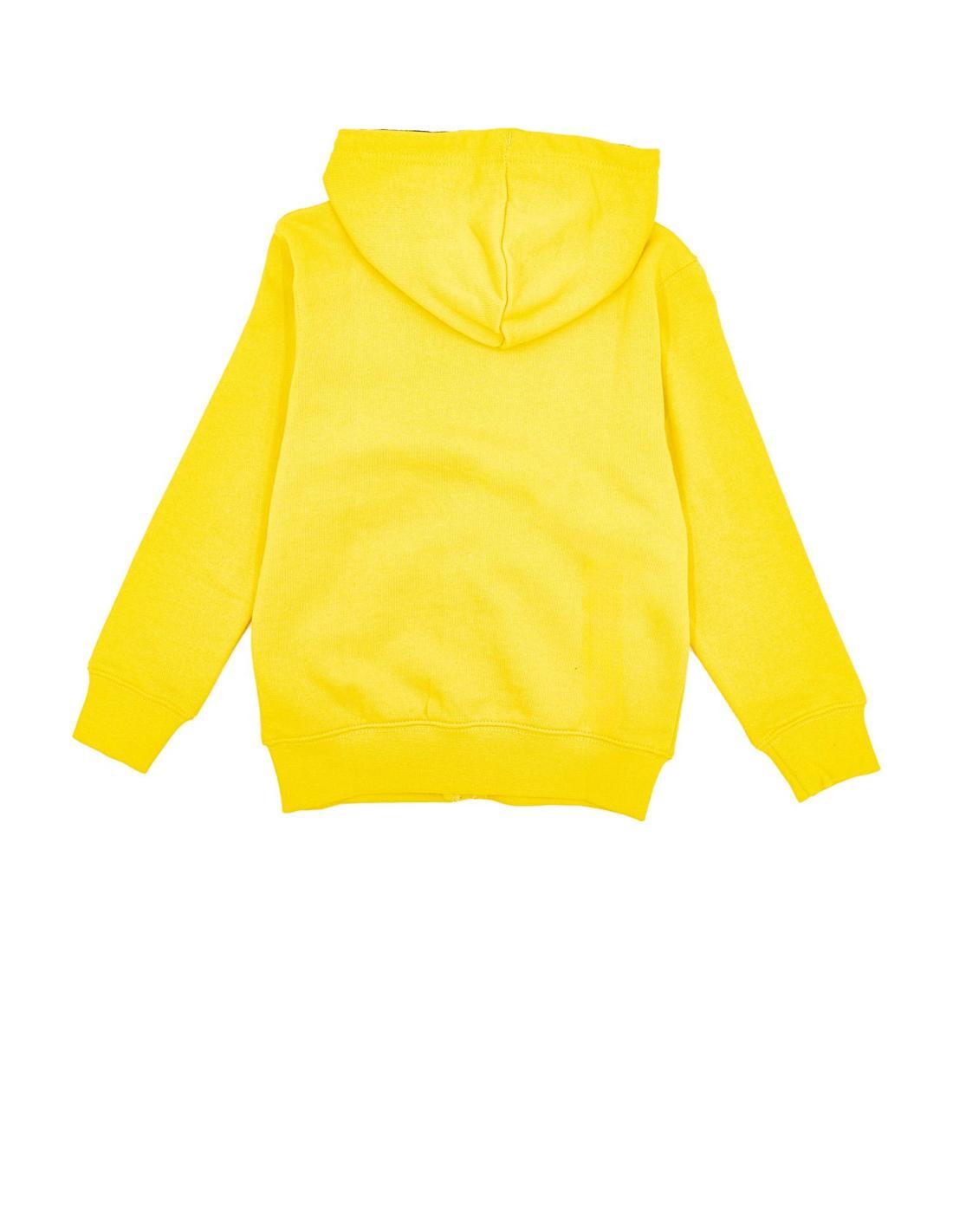 Felpa con cappuccio Leone bambino con zip intera Basic 2/2