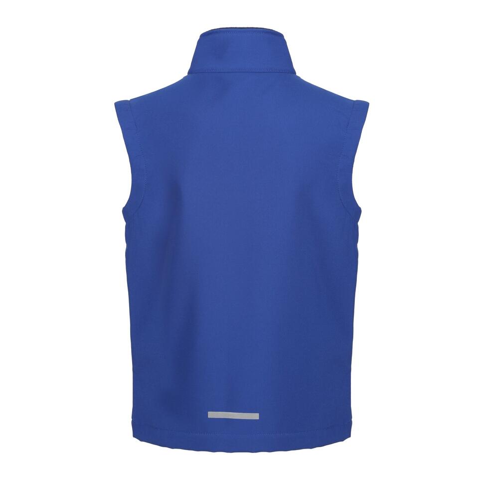 Bezrękawnik Dziecięcy Softshell Odblaskowy Materiał