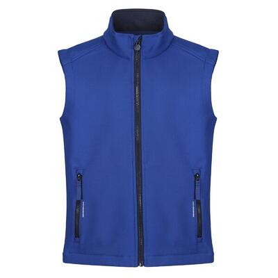 Softshell reflecterend gilet voor kinderen/kinderen (nieuw koninklijk/noorlogs)