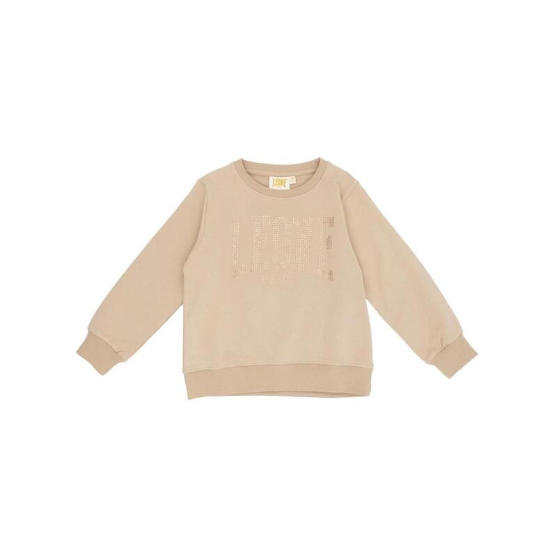 Sweat-shirt fille à col rond Leone Chic Girl