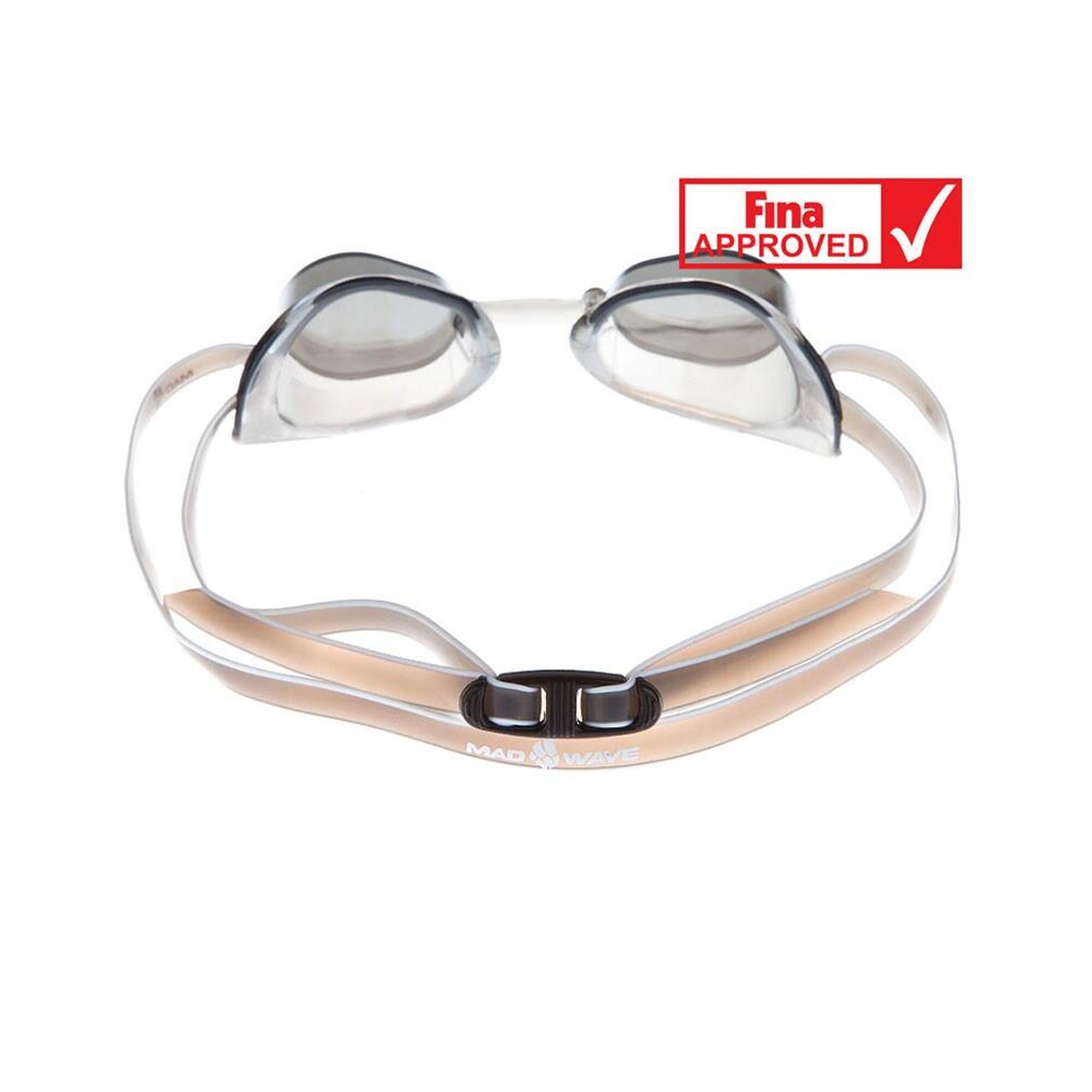 Gafas de natación RACER SW MIRROR Gris