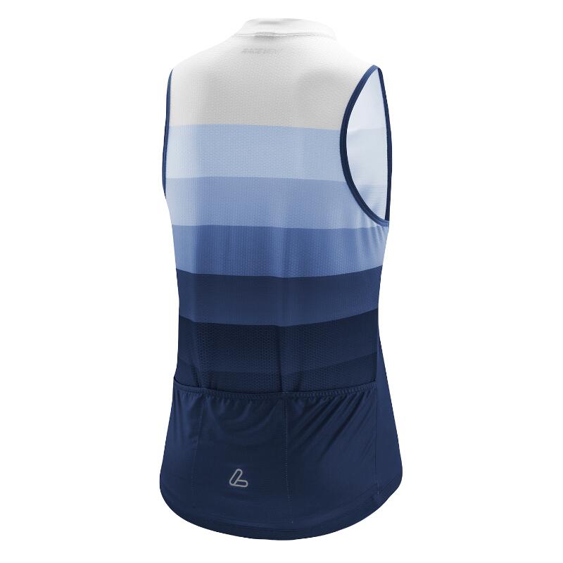 Chemise de cyclisme sans manches femme HZ Rainbow - Bleu