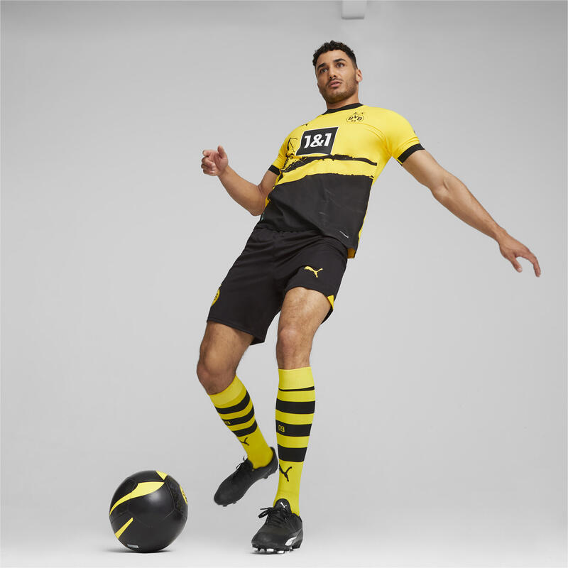 Camiseta auténtica Borussia Dortmund local 23/24 Hombre PUMA Cyber Yellow Black