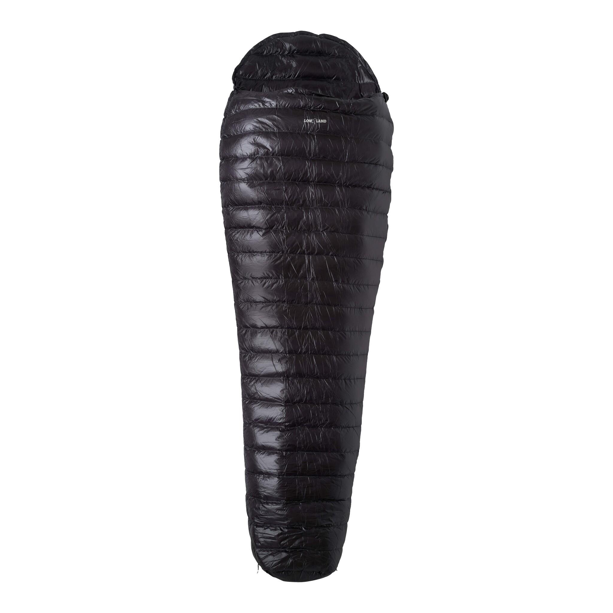 LOWLAND Ultra compact mummy - Donzen dekenslaapzak - Nylon - 215x75 cm - 430 gr - +8°C