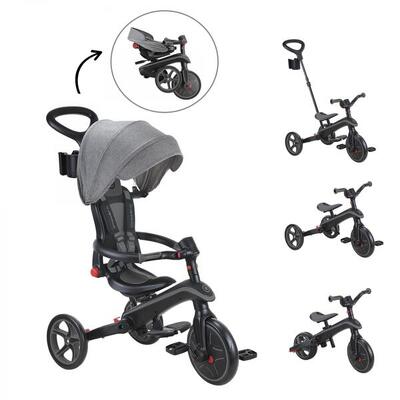 Triciclo EXPLORER 4-in-1 Evolutivo & Pieghevole - Grigio