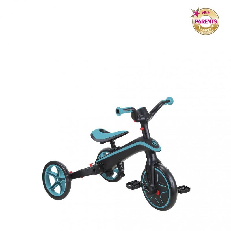 Tricycle EXPLORER 4-en-1 Évolutif & Pliable Bleu Canard