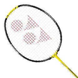 NANOFLARE 1000 PLAY 4U Adult Badminton Racket with Bag (Strung) - Black/Yellow