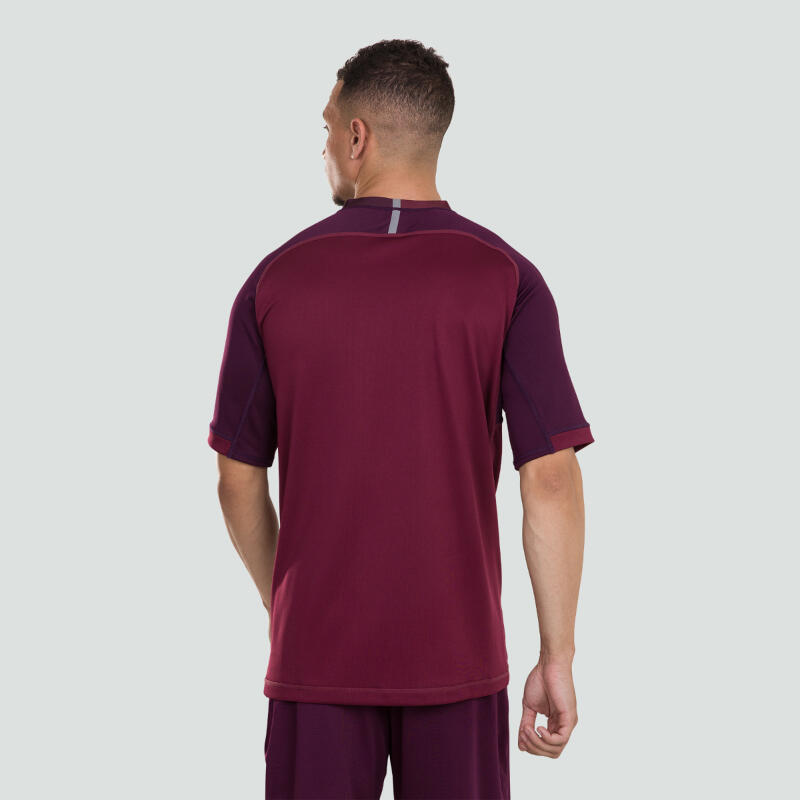 Rugby Sport Shirt - Heren Volwassenen Rood