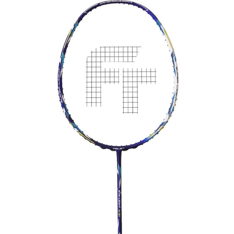 WIN LIGHT W31 Badminton Racket - BLUE (Prestrung 25lbs & with racket bag)