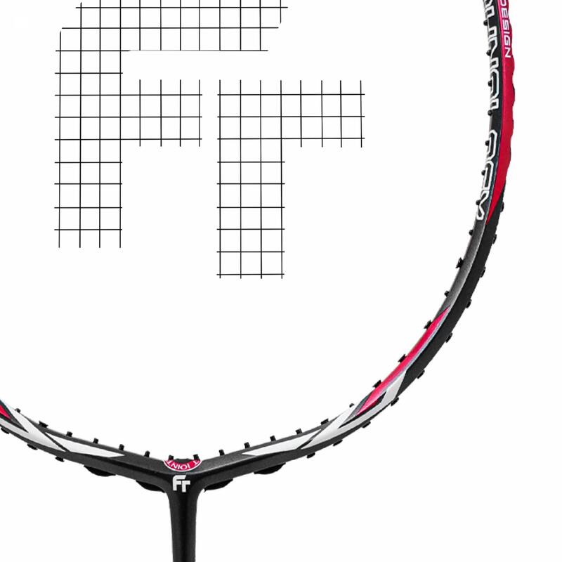 TJ POWER POWER 4UG5 成人速度型羽毛球拍連球拍袋 (已穿線) - 黑色/紅色