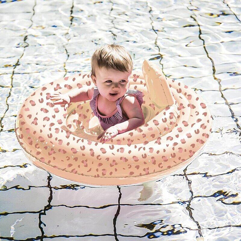 Swim Essentials Baby Schwimmring Alt Pink Leopard 69 cm 2/4