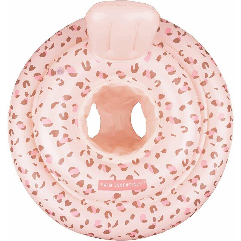 Swim Essentials Baby Schwimmring Alt Pink Leopard 69 cm