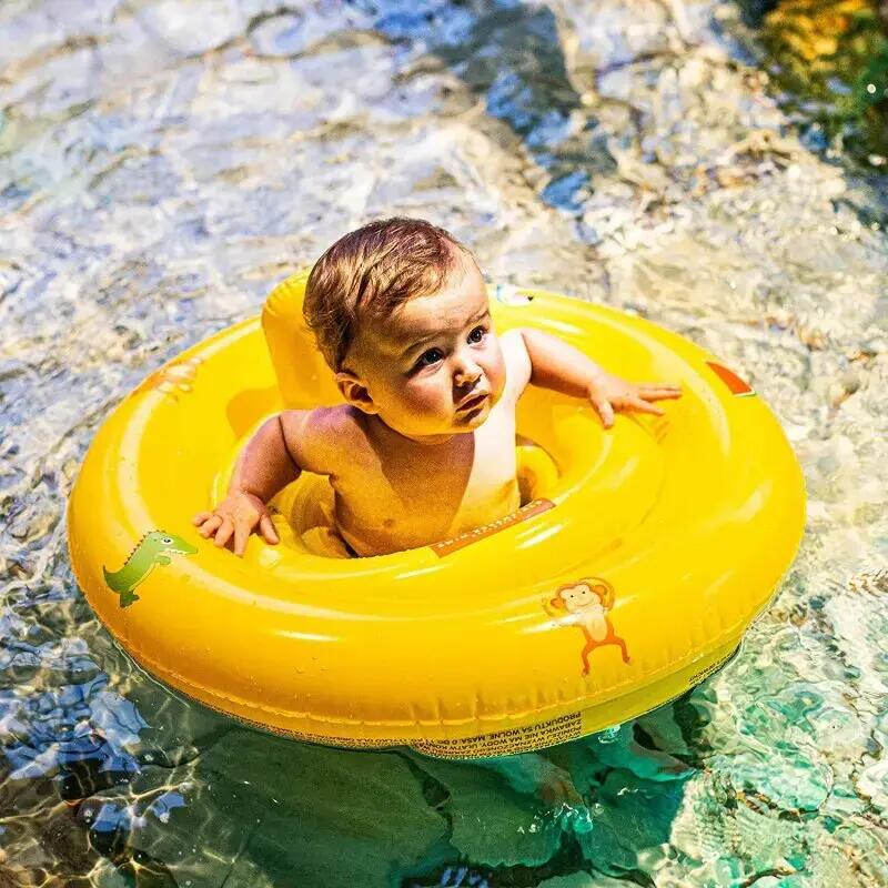 Swim Essentials Baby Schwimmring Gelb 69 cm 3/6