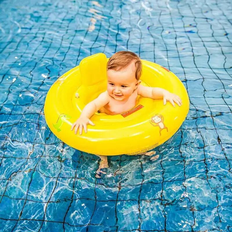 Swim Essentials Baby Schwimmring Gelb 69 cm 2/6