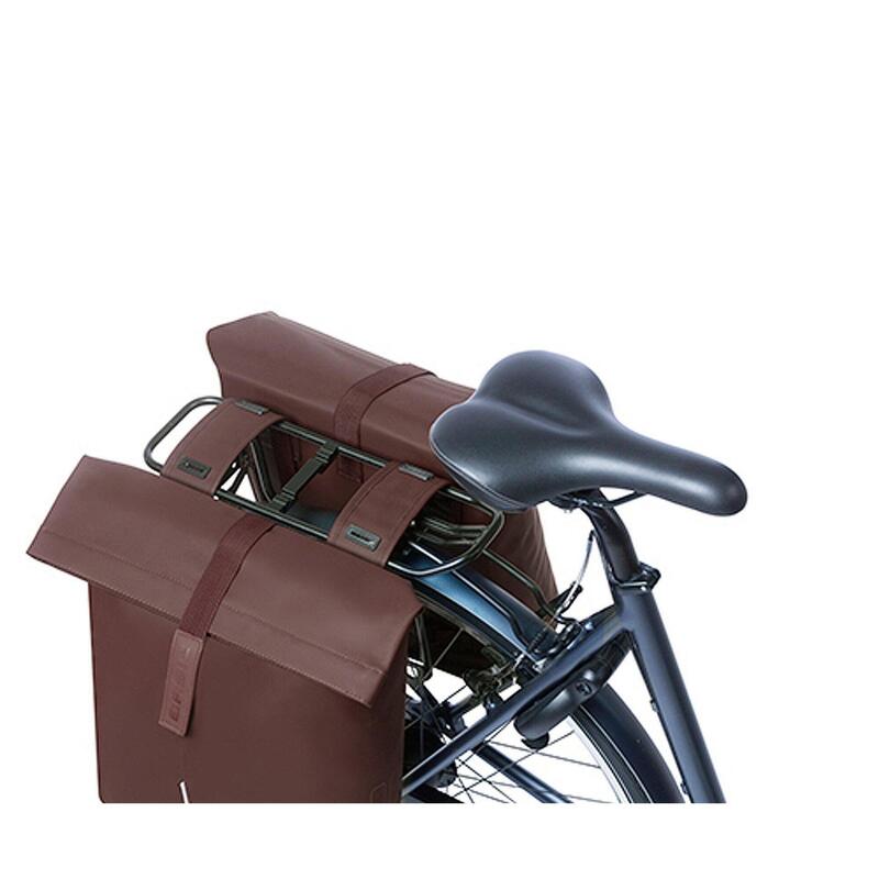 Sac à vélo double  Basil City roasted brown 28-32L