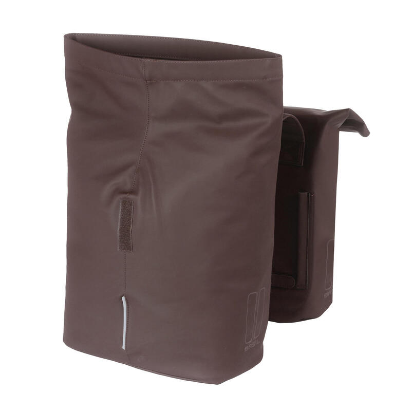 Sac à vélo double  Basil City roasted brown 28-32L