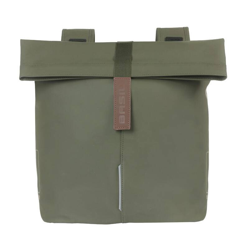 Sac à vélo double  Basil City moss green 28-32L