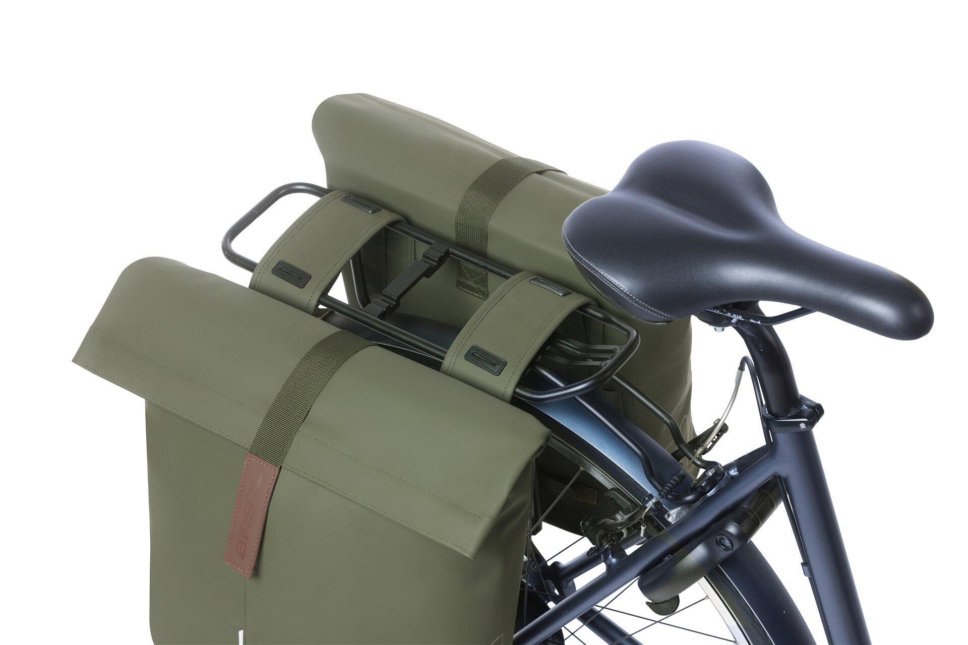 Conjunto de alforges de bicicleta à prova de água Basil City 6/7