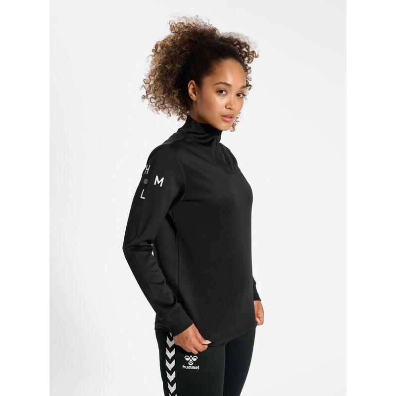 Hummel Half Zip Sweatshirt Hmlcourt Half Zip L/S Woman