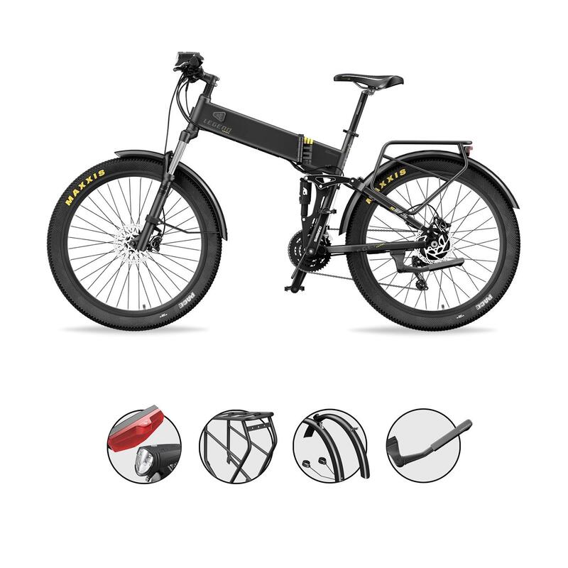 Kit essencial para a bicicleta de montanha eléctrica Legend Etna