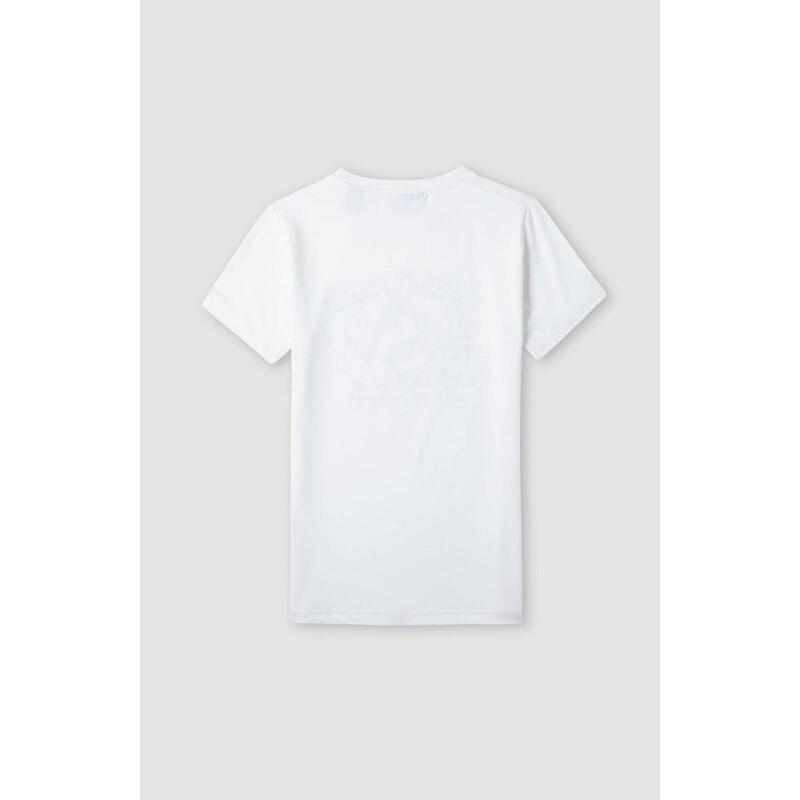 O'NEILL O'neill T-Shirts HYBRID TEAMWORK T-SHIRT  Garçons Snow white