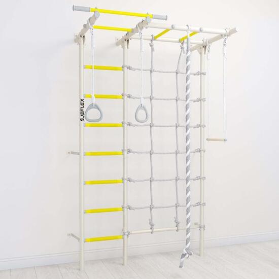 Jeflex Sprossenwand ClimbMaxx M4 Wandmontage mit Zubehör