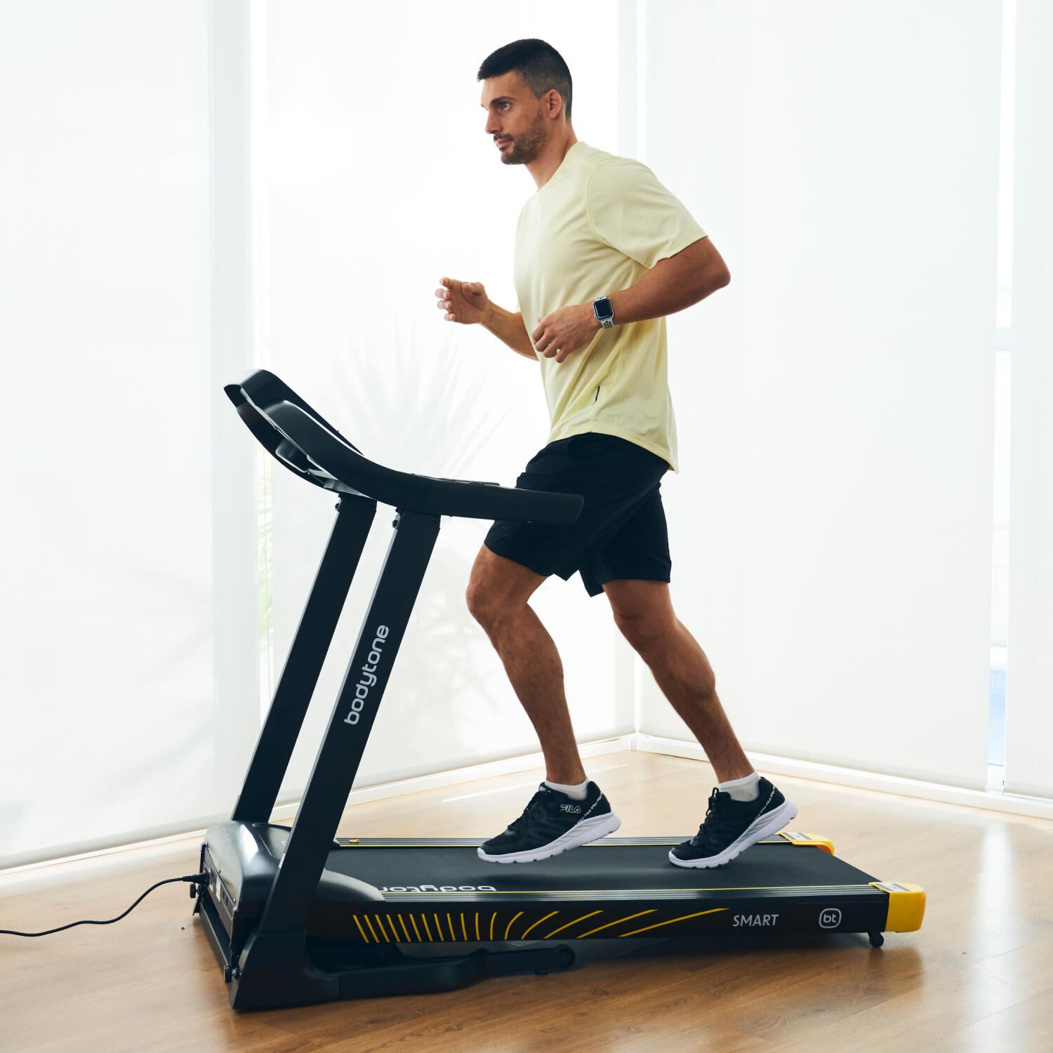 Tapis de course pliable Bodytone AR400SM-G 16km/h, smart bluetooth Apps, gris 5/7