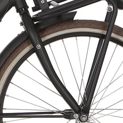 Cortina u4 mini voorvork voor jongens 24 inch in jet black matt