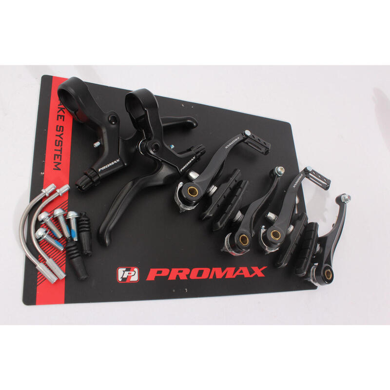 Kit V-brakes BMX avec levier de frein KHE PROMAX