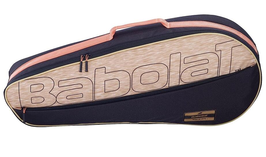 Babolat Essential 3 Tennis Racket Bag - Black/Beige 1/3