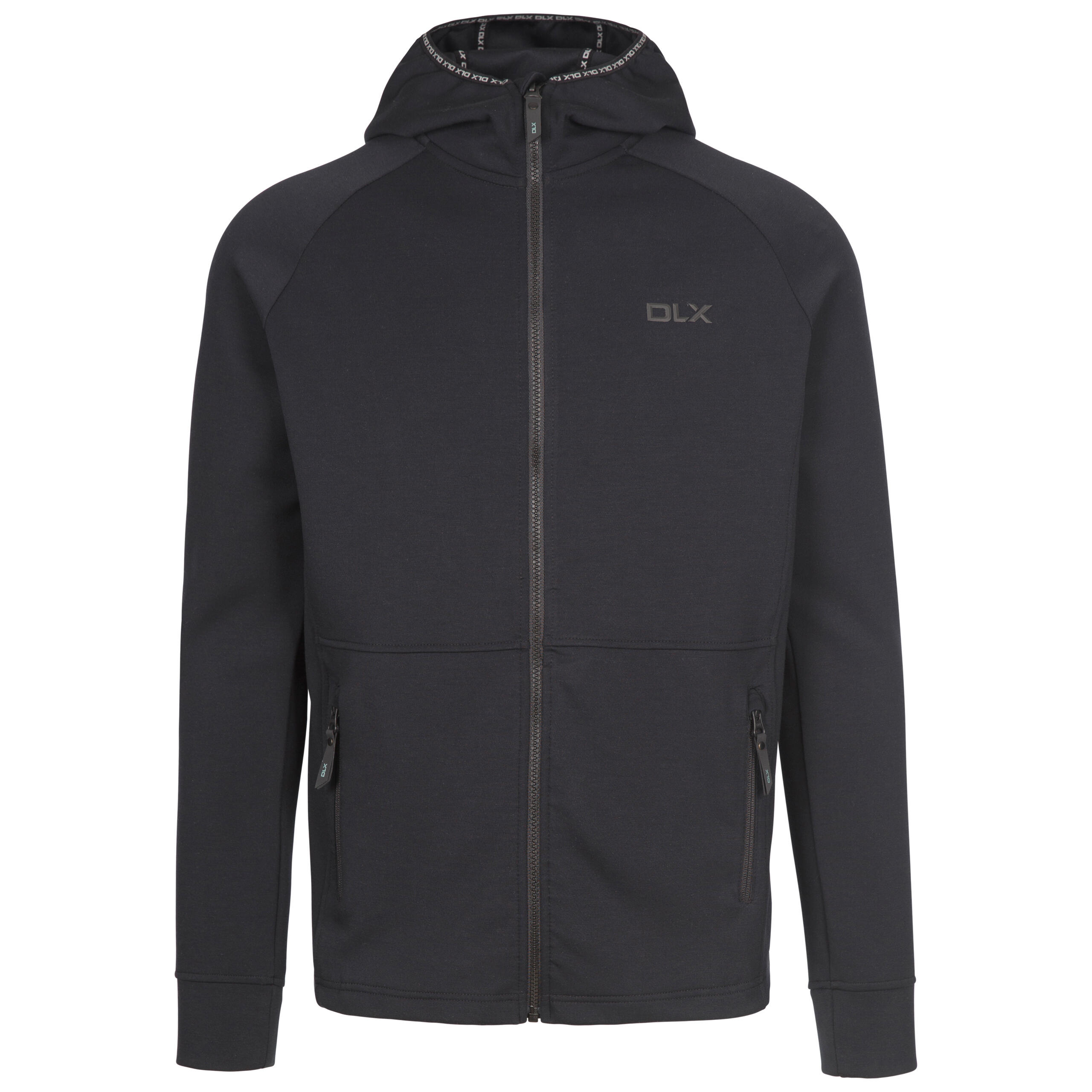 DLX Mens Hoodie Full Zip with 2 Zip Pockets Anthony