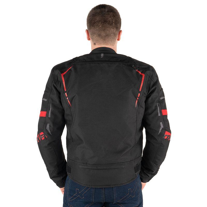 Blouson TRUSTER homme Noir/Rouge DXR 5/7