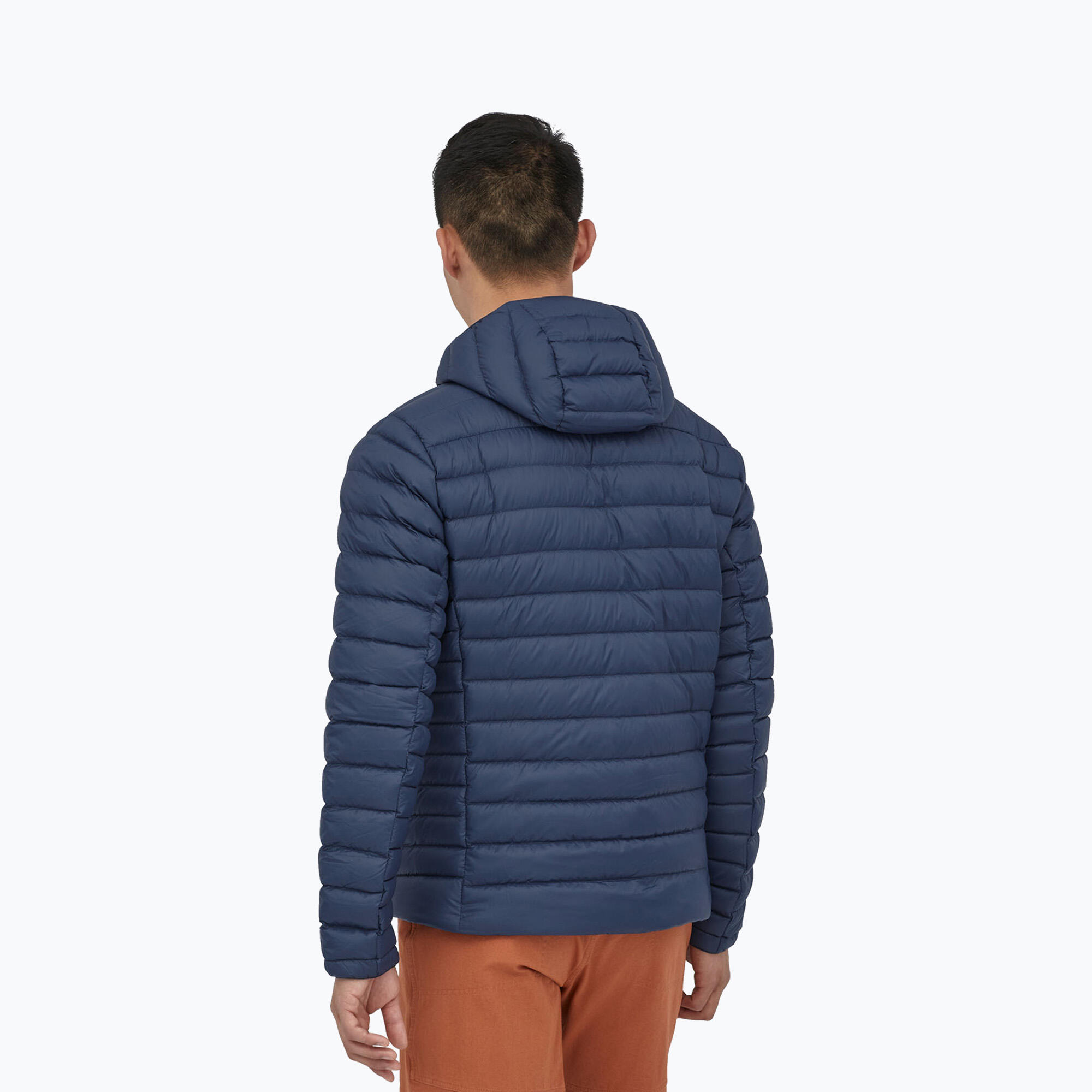 Doudoune Patagonia bleue marine homme légère et chaude 3/5