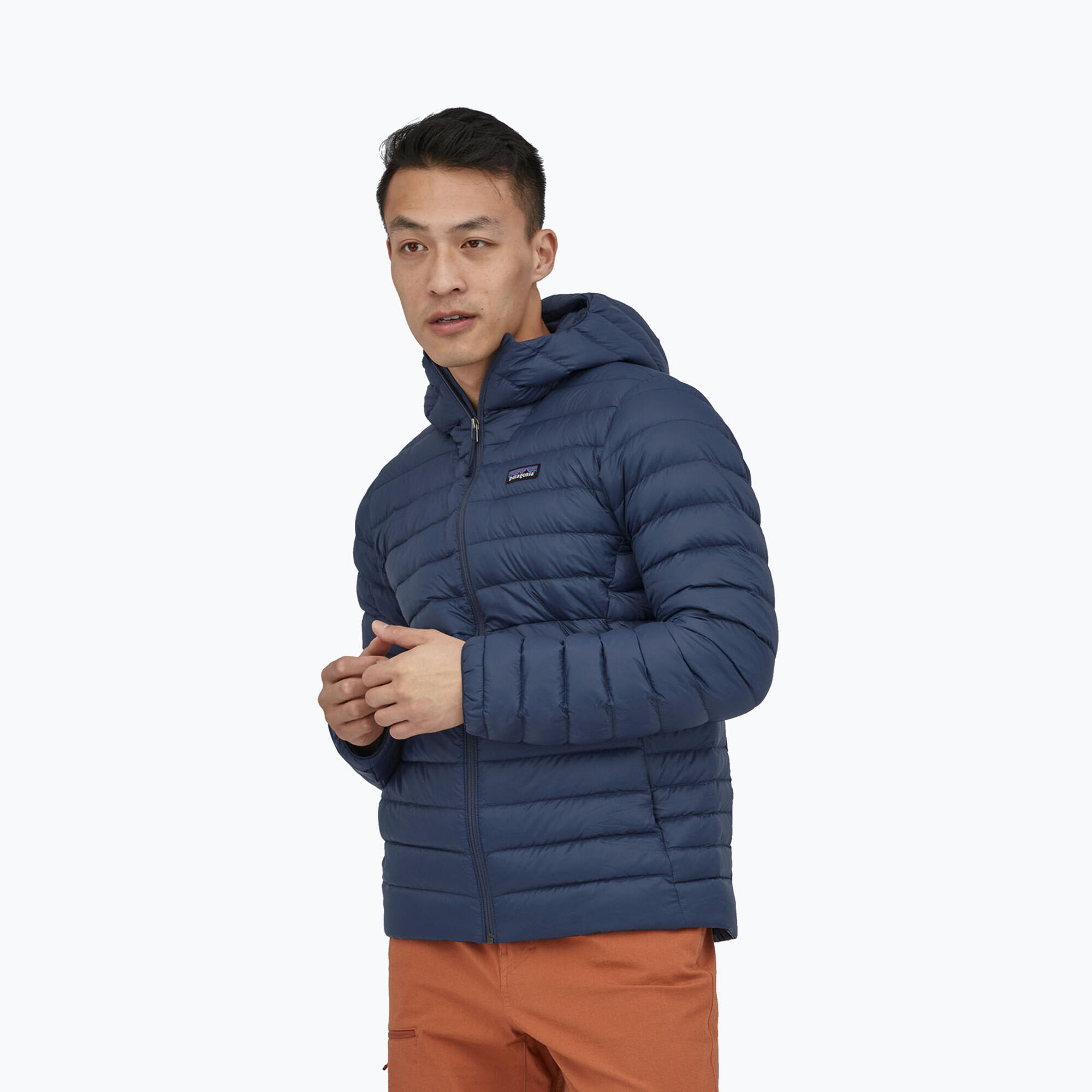 Doudoune Patagonia bleue marine homme légère et chaude 2/5