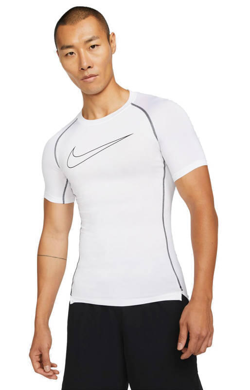 T-Shirt Homem Nike Compression Branco 3/5