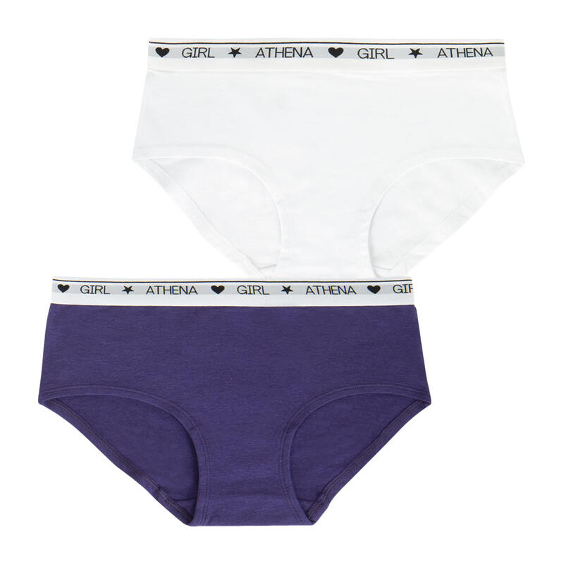 Lot de 2 boxers fille Coton Ultra Doux