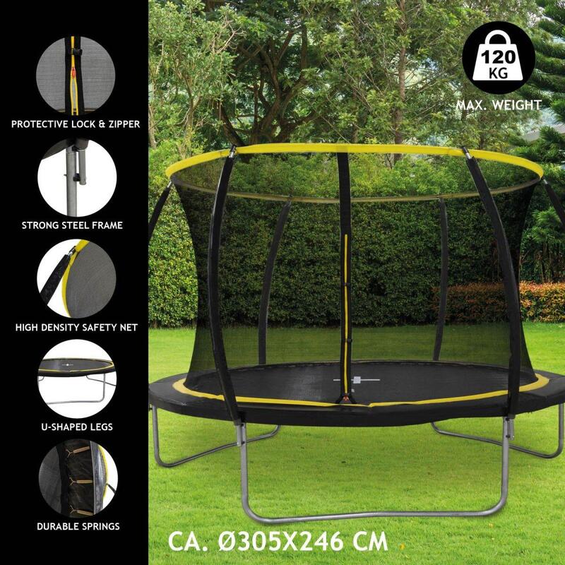 Trampolina ogrodowa Dunlop Premium  Fi 305cm z siatką wewnętrzną