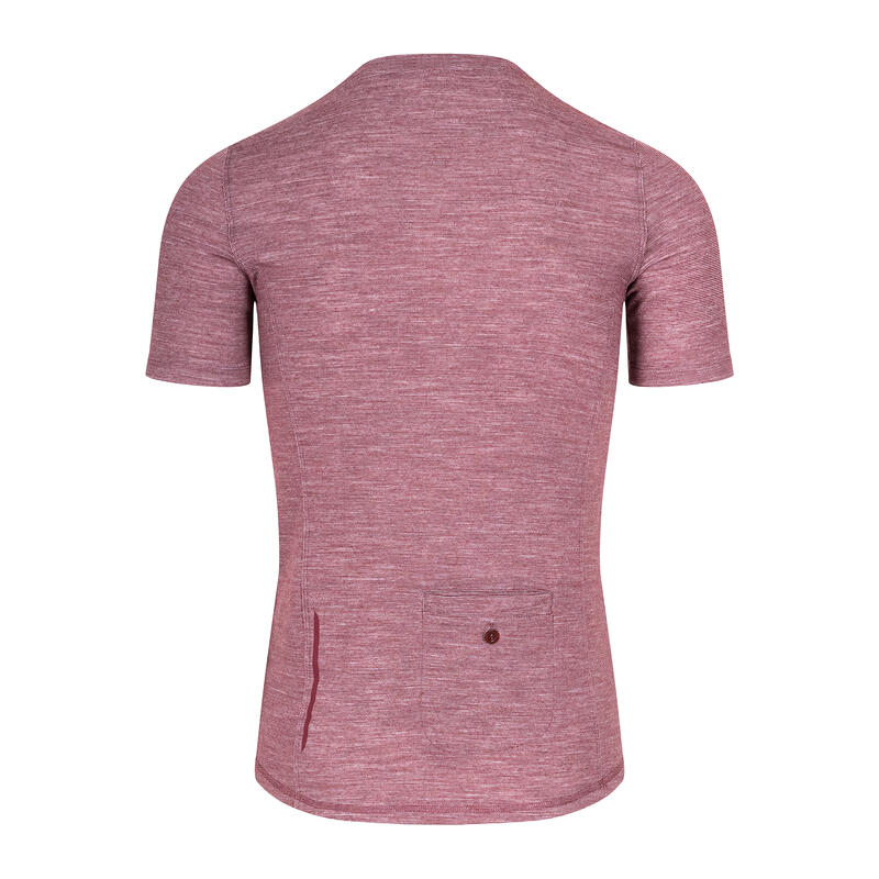 Heren wieler T shirt Urban Merino Cabernet