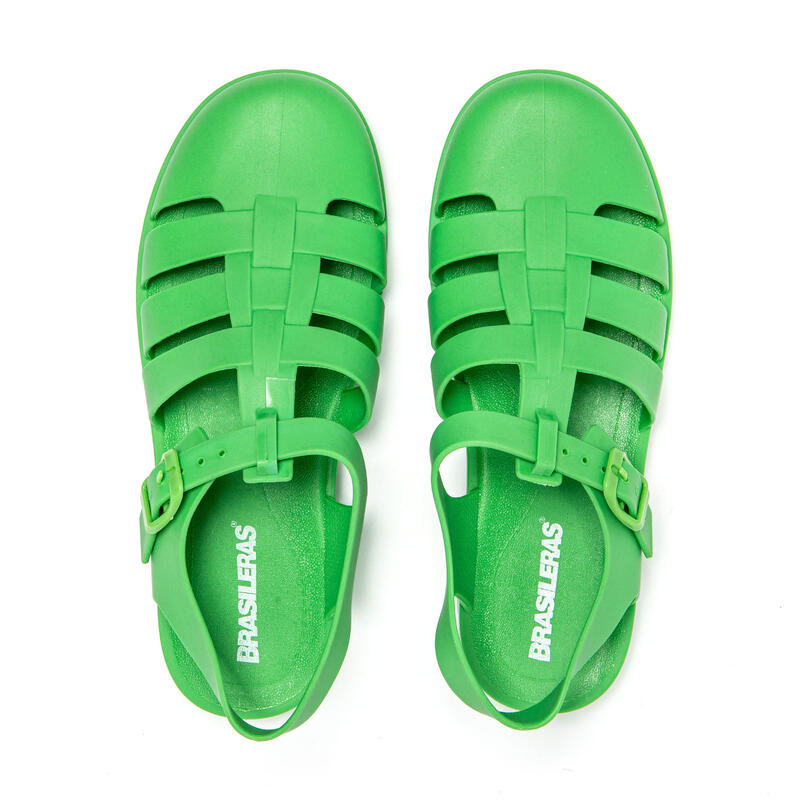 Sandalen Strand Vrouwen groen Brasileras rubberzool