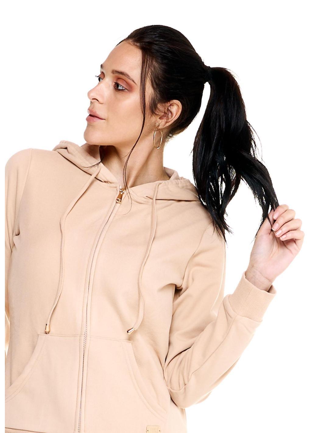 Fato de boxe feminino Leone com zíper completo e inverno chique 5/6