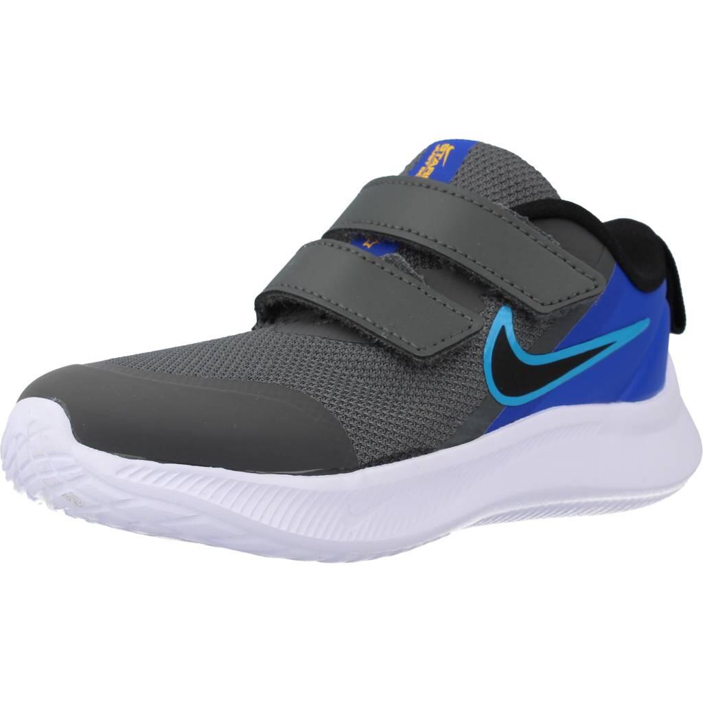 Ténis Nike Modelo Star Runner 3 Baby Cor Cinza