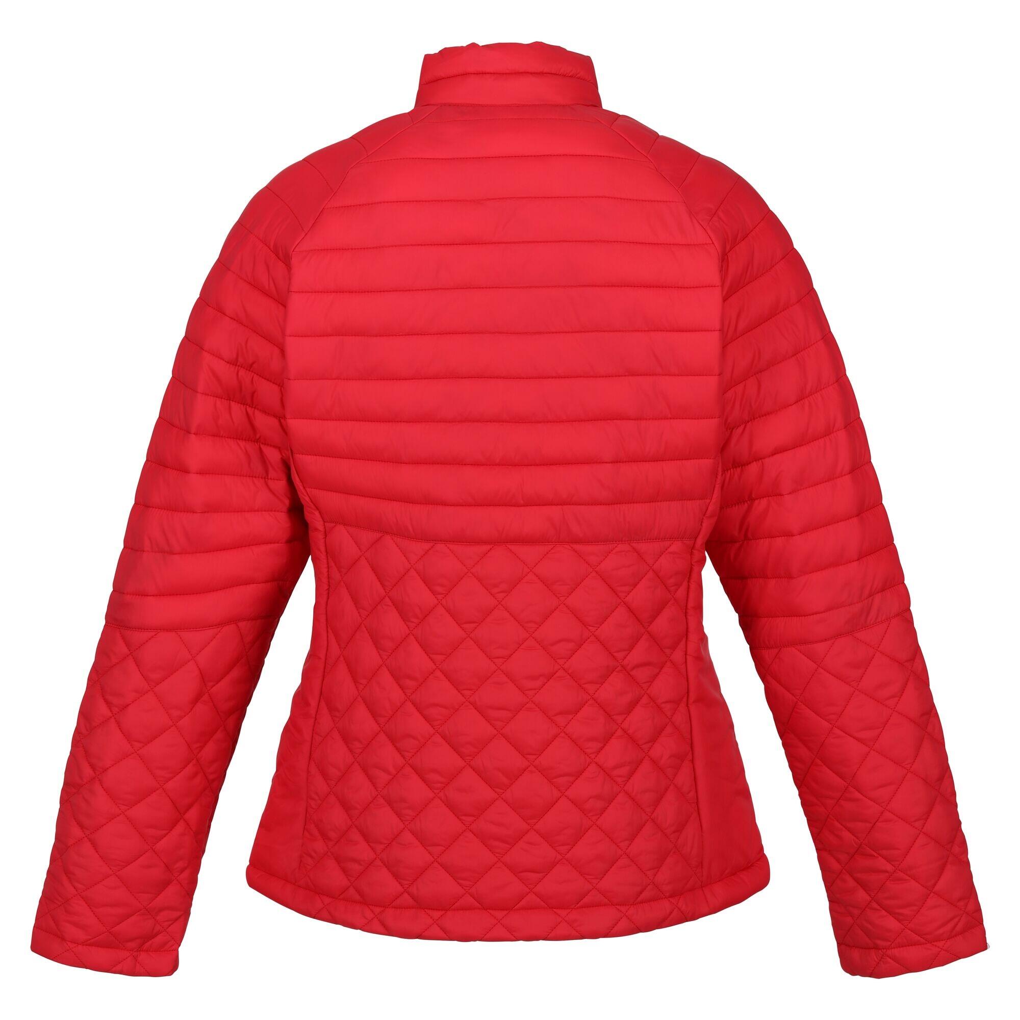 Womens/Ladies Tulula Quilted Padded Jacket (Miami Red) 2/5