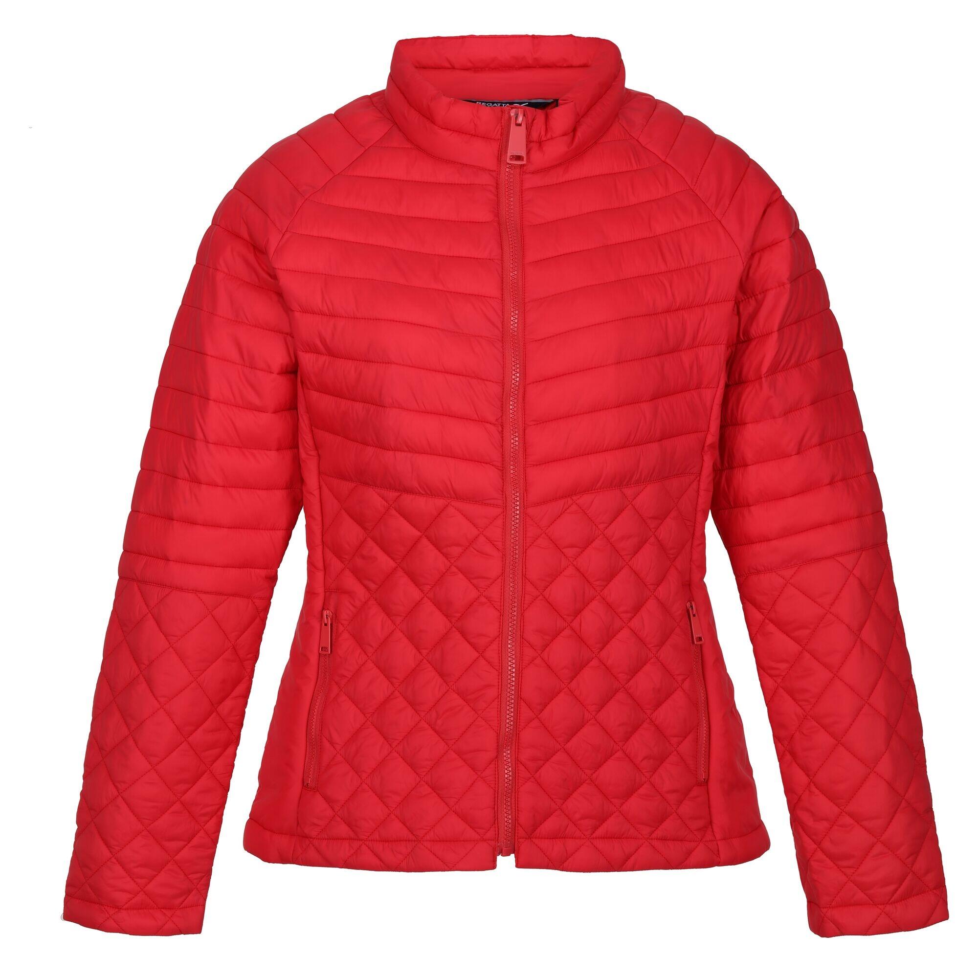 REGATTA Womens/Ladies Tulula Quilted Padded Jacket (Miami Red)