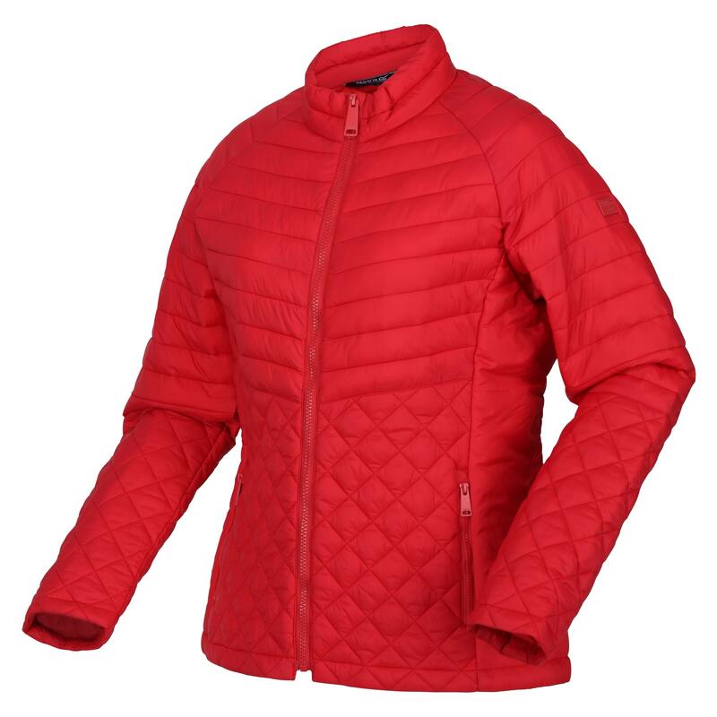 Chaqueta Acolchada Tulula Acolchado para Mujer Rojo Miami